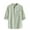 Green, variant on IROINNID Henley Shirts for Men Loose Striped Shirt Linen Slim Long Sleeve Button T-Shirt Top Blouse ,Black