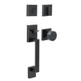 thumbnail image 3 of Weslock 02880-242FR2D Brookside Deadbolt Keyed One Side Handle Set with Mesa Knob, Matte Black, 3 of 6