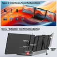 thumbnail image 4 of Extensor de pantalla para portátil Fagomfer de 12 pulgadas con triple monitor 1080P FHD, 4 of 7