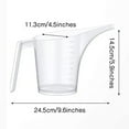 thumbnail image 3 of YUEVE Thicken Tip Mouth Measuring Jug Cup Graduated Cooking Kitchen Bake Ware Liquid Measure Baking Tools Tumbler Cups Glass Coffee Mug Set with Words Mug Set with Writing Glass Cups Set Vacuum Cups, 3 of 3