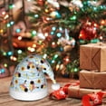 thumbnail image 6 of Fuzoiu Submarine With Fishes Undersea Print Santa Hat Christmas Hat for Adults,Santa Hats with Pompom, Unisex Xmas Holiday Hat for Christmas New Year Festive Party Supplies, 6 of 6