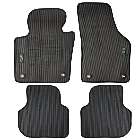 ecoMats All Weather Floor Mats for 2011 to 2018 Volkswagen Jetta, Front and Rear