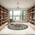 thumbnail image 2 of ODIKA 4'x6' Machine Washable Non-Slip Area Rug, Geometric Beige High Traffic Rug, Beige, 936498, 2 of 7