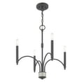 thumbnail image 5 of Livex Lighting - Wisteria - 4 Light Mini Chandelier in Mid Century Modern Style, 5 of 8