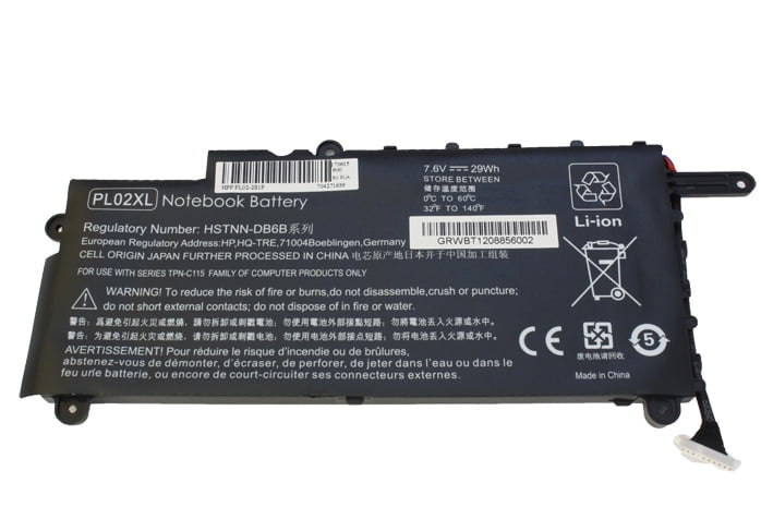 ARyee 3400mAh 7.6V PL02XL Batteria per HP Pavilion 11-n X360 11-N010DX 11-N014TU 11-N030TU Notebook, fit PL02XL HSTNN-LB6B TPN-C115 751681-421 751875-001