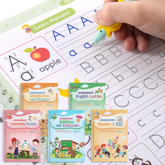 Cuadernos de escritura a mano reutilizables para niños ASIGN Magic Ink