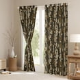 thumbnail image 3 of Castle Fairy Vintage Camouflage Black Out Curtains,Camo Curtains Pack of 2 (42x63 Each), 3 of 6