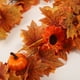 thumbnail image 2 of Guirnalda de hojas de arce otoñales, girasoles artificiales, calabaza, decoración de otoño, 2 of 8