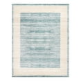 thumbnail image 2 of Jill Zarin Uptown Collection Area Rug - Yorkville (8' x 10' Rectangle Turquoise/Ivory), 2 of 6
