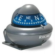 RITCHIE COMPASSES X-10-A Compass, Automotive, 2" Dial, Grey