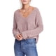 thumbnail image 1 of Free People Suéter de palomitas de maíz para mujer, morado, mediano Free People Pull-over, 1 of 2
