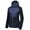Deep blue, variant on Little Donkey Andy Womens Insulated Hiking Jacket Warm Sherpa Fleece Zip Up Running Hybrid Jacket Hooded Light Soft Deep Blue M