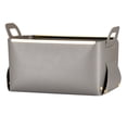 thumbnail image 1 of OUSITAID Storage Basket Eco-friendly Space-saving Faux Leather Foldable Storage Bin Supplies for Home, 1 of 6