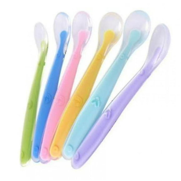 Baby Silicone Soft Spoon for Training Toddlers, Children, Infants, Food, Gift Set, Gum