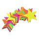 thumbnail image 2 of EeaseMX 1 guirnalda de papel fluorescente con forma de estrella redonda, colgante decorativo para casa, bar, boda, fiesta de cumpleaños (forma de estrella, aproximadamente 40 estrellas), 2 of 7