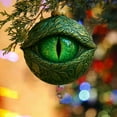 thumbnail image 6 of Dragon Eye Christmas Ornament Acrylic Flat Pendant Mystical Fantasy Themed Tree Decoration Unique Xmas Holiday Decor for Home Gift for Fantasy Lovers 3.15 Inch Hanging, 6 of 8