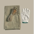 thumbnail image 6 of Work Apron Premium Canvas with Large Pockets - Ideal for Chefs, Mechanics, Carpenters, and Barbecue Enthusiasts - Unisex Design Makes a Great Gift (Grey green）, 6 of 7