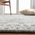 thumbnail image 4 of SAFAVIEH Pyramid Anastasia Geometric Runner Rug, Ivory/Charcoal, 2'2" x 5', 4 of 11