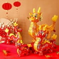 thumbnail image 2 of 2024 Chinese New Year Dragon Plush Gift, Chinese Zodiac Stuffed Animal Dragon Mascot Doll, for Spring Festival Ornaments New Year Decorations, 11 inches, 2 of 6