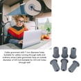 thumbnail image 3 of 6 PCS Cable Routing Kit, Satellite Cable Grommet Set Rubber Grommet 7mm Hole Diameter 3/4in Outer Diameter Wall Grommet Wall Cable Pass Through for Projects Or Repairs, 3 of 7