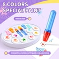 thumbnail image 6 of Mess-Free Magic Painting Set, 8-Color Zero Stain Art Toy with Brush, Pens & Stamps, Educational Coloring Gift for Kids Age 3+, Won't Stain Skin or Furniture, 6 of 8