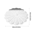 thumbnail image 3 of PoyoKee 1pc Bathroom Rugs, Flower Shape Soft Absorbent Bath Mat, Antiskid Decorative Bath Mats for Bathroom Floor, Home Decor, 23.6" x 23.6" - White, 3 of 6