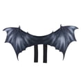thumbnail image 4 of Black Cute Halloween Pet Bat Costume, Easy‑Wear Adjustable Cosplay Outfit for Dogs and Cats, Size M, 4 of 4