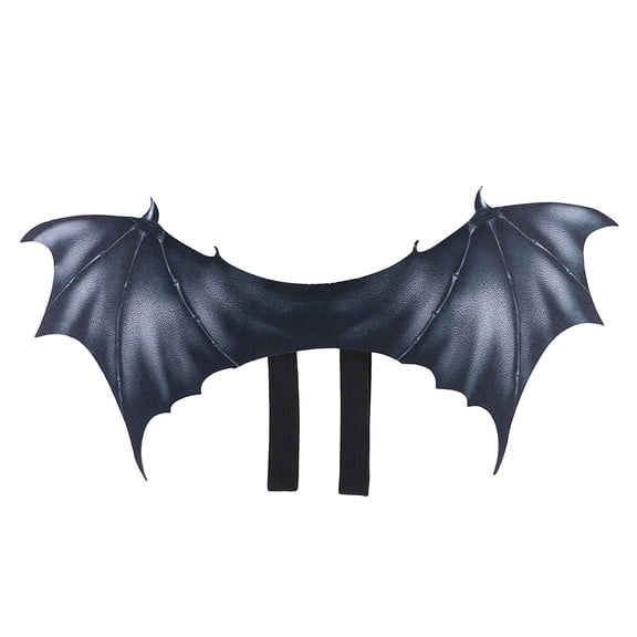 HaiSphere Black Pet Cat Bat Wings Halloween Costume Accessory, Spooky Demon Wing Dress Up for Cats, Halloween Pet Cosplay Prop for Trick or Treat, Pet Halloween Party Events,Black L