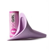 GoGirl Female Urination Device (FUD), Pink, Silicone, Resuable, and Travel Size funnel, 4.35 x 1.44 x 1.44inches