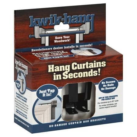 Kwik Hang Curtain Rod Bracket Walmart Com