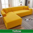 thumbnail image 1 of Solid Sofa Cover For Living Room Sofa Cover Elastic L -shaped Corner Sofa Cover Stretch Cover For Sofa, 1 of 5