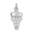 thumbnail image 1 of Sterling Silver Nurse Symbol Charm QC145 (21mm x 11mm), 1 of 3