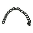 thumbnail image 3 of Cadenas de aluminio para hacer bricolaje, cadena artesanal de estilo elegante para fabricación de joyas, 32,8 pies, color plateado y negro, 3 of 5