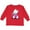 Red, variant on Inktastic Material Girl Westie Dog Girls Long Sleeve Toddler T-Shirt
