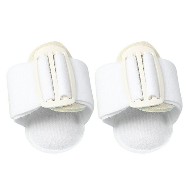 2 almohadillas para el arco del pulgar valgo, soporte para el arco del pie, cojines para el cuidado de los pies (blanco)
