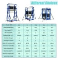 thumbnail image 5 of 573Lbs Electric Scaffolding Lift, 19.7FT Heavy Scaffold Platform, Equipped with Remote Control and Casters, Elevated Mobile Working Platform, For Decoration Warehouse Building Repairs, 5 of 10
