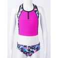 thumbnail image 3 of Alvivi Girls 3 Piece Tankini Swimsuit Floral Print Top Boyshorts Bottoms Swimwear 4-16, 3 of 7