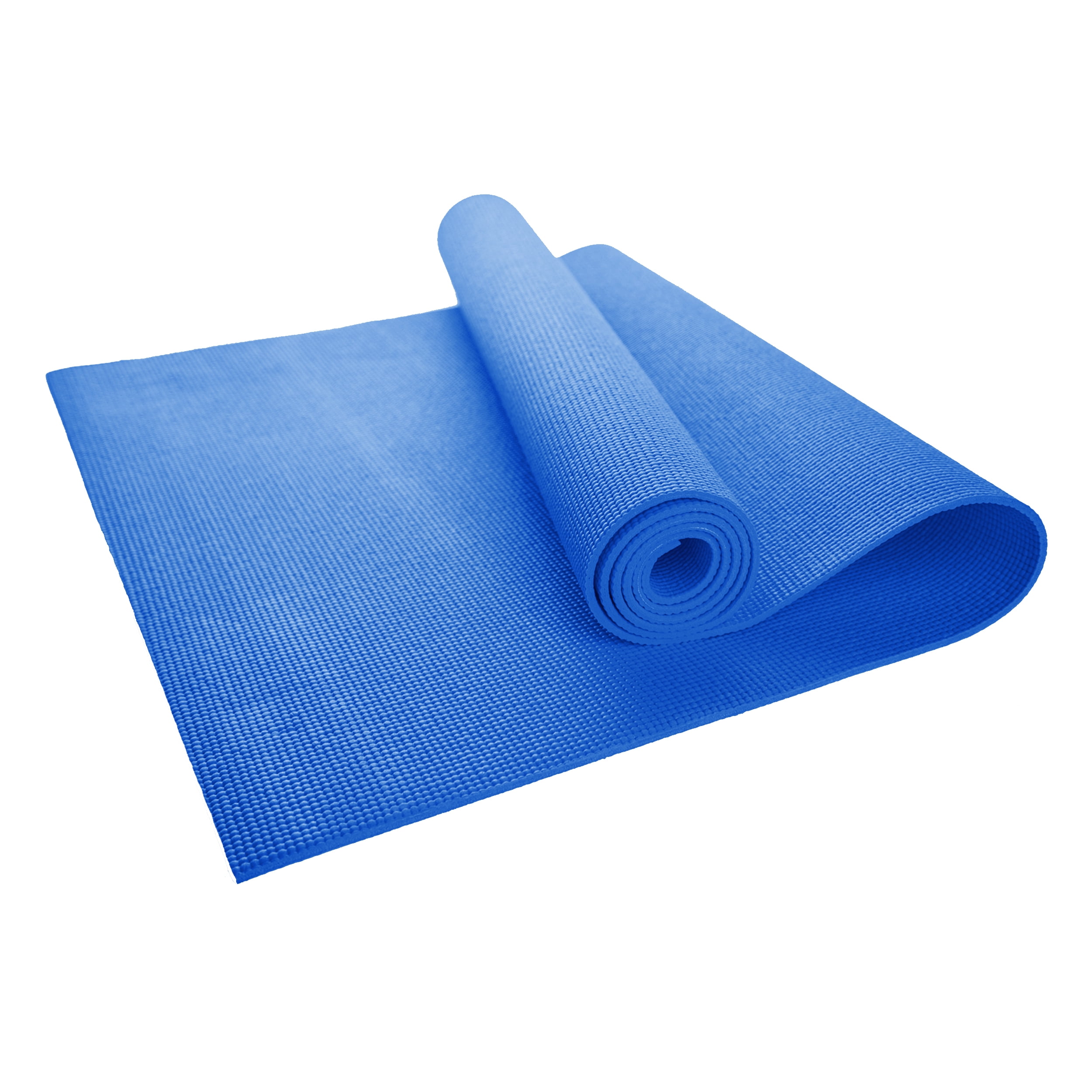 Hello Fit Bulk Yoga Mats, 10-Pack – 68" x 24", 4mm Thick, Non-Slip & Non-Toxic – Ideal for Schools, Studios & Gyms, Blue