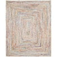 thumbnail image 1 of Safavieh Braided Collection BRD210B Handmade Boho Reversible Cotton Runner, 2'3" x 18' , Ivory / Multi, 1 of 5