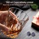 thumbnail image 2 of Juego de vasos para whisky con 2 vasos de cristal, 2 posavasos, 8 cubitos de hielo de granito, 1 pinza y bolsa para cubitos, 2 of 8