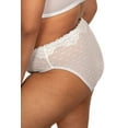 thumbnail image 6 of Curvy Couture Sheer Whisper High Cut Brief 1608, 6 of 8