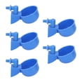 thumbnail image 4 of Poultry Waterer Kit, Automatic Chicken Water Cups Blue PP Plastic  For Pigeons, 4 of 8