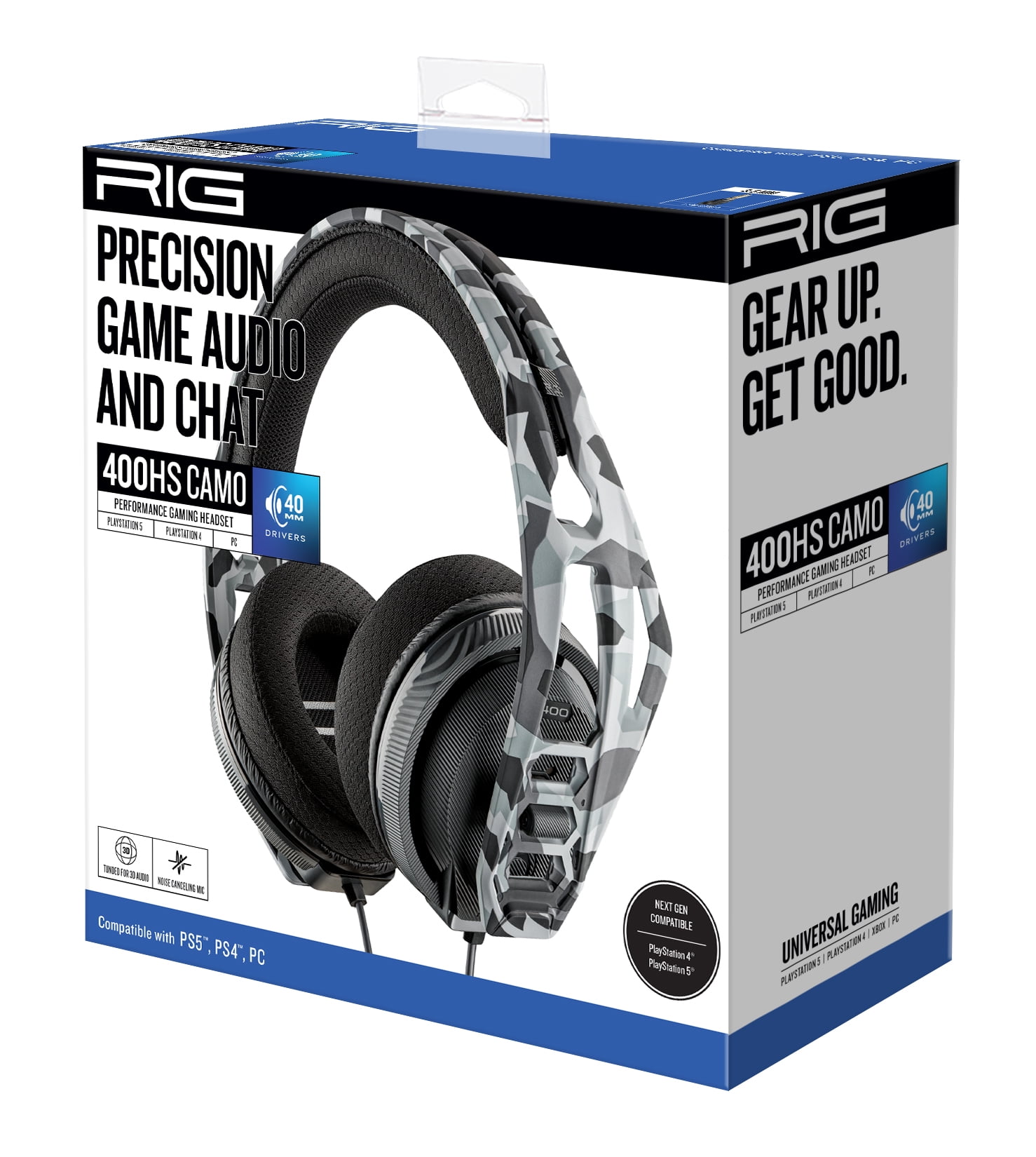Kameraad Sympton Zo veel RIG 400 HS Wired Camo Stereo Gaming Headset for PlayStation - Walmart.com