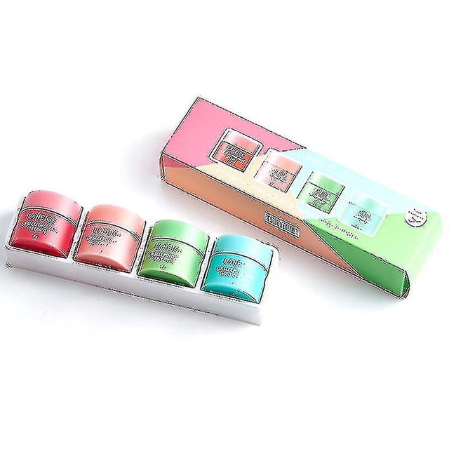 4pcs Lip Sleeping Mini Mask Kit 8g Fruit Color de alta calidad kaili Sencillez