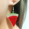 thumbnail image 2 of Cute Fruit Earrings for Women Fun 3D Pomegranate Lemon Cherry Strawberry Earrings Acrylic Resin Creative Food Earrings Funny Exclusive Earrings Jewelry Gift[s711], 2 of 2