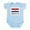 Sky Blue, variant on CafePress - Croatia Flag Infant Bodysuit - Baby Light Bodysuit, Size Newborn - 24 Months