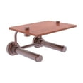 thumbnail image 6 of Dottingham Collection 2 Roll Toilet Paper Holder with Wood Shelf - Antique Pewter, 6 of 11