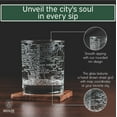 thumbnail image 4 of Greenline Goods Whiskey Glasses - 10 Oz Tumbler (Single Glass) - Etched with City Map - Old Fashioned Rocks Glass (San Diego, CA), 4 of 6