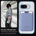 thumbnail image 4 of For Google Pixel 9A Magnetic Clear Wallet Phone Case,Magnetic Detachable Card Holder,Compatible with Mag-Safe,Military-Grade Protection,Shockproof Transparent Thin Fit Phone Case,Blue, 4 of 7