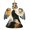 Angel Shape, variant on Wolf Full Moon Howling Wooden Christmas Ornament Angel Shape,Xmas Tree Hanging Decoration 6 PCS
